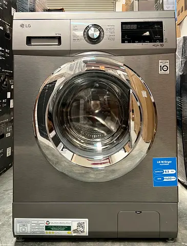 New LG Washer Dryer 8/5 Kg Front-Load Washer Dryer F4J3TMG5P without Box