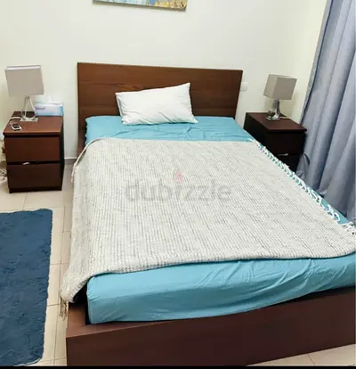 Ikea King size bed with mattress available in perfect condition