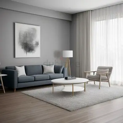 Modern Grey Living Room Sofa