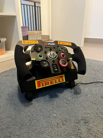 Logitech g29 wheel with foldable racing cockpit and f1 mod and stickers please message don’t call