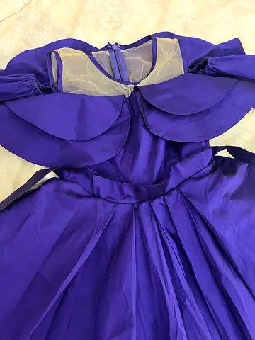 Purple Party Dress - 6-8 year girl