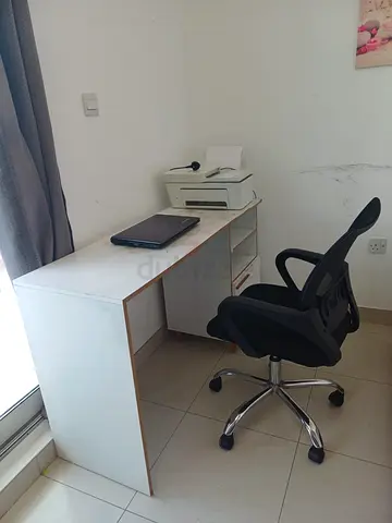 Laptop Table, Printer and Chair