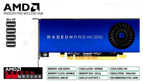 AMD RADEON PRO WX3200