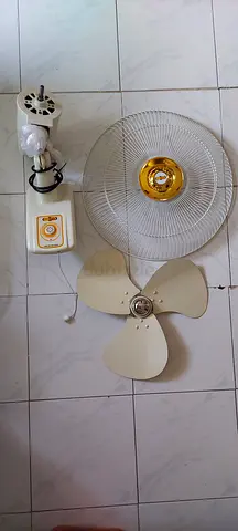 Used Wall/Stand Electric Fan Parts - Motor, Blades, Grill, Base