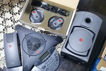 Polycom VTX 1000 conference room phone setup