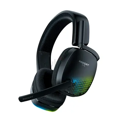 Roccat Syn Pro Air Wireless PC Gaming Headset, Lightweight, 3D Audio Surround Sound, Noise Cancellin