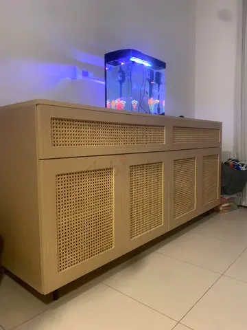 Rattan console