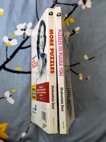 Puzzles to Puzzle You  More Puzzles (2 Paperback Books by Shakuntala Devi)