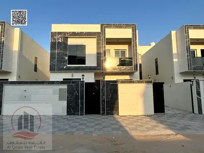 For sale, a villa in Ajman Al Helio, 3 master rooms, a Majles room, a hall, and a maid’s room, including registration and ownership fees
