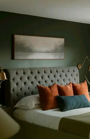 Luxury Master Bedroom with attached bath and Balcony for sharing in Dubai Silicon Oasis DSO.