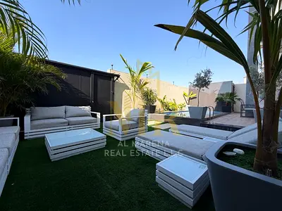 At an excellent price including registration and ownership fees, a modern 4-bedroom villa in Al Bahia. If you are looking for a luxurious villa with