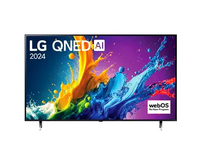 LG 75 Inch QNED QNED80 4K Smart TV AI Magic Remote HDR10 WebOS24 75QNED80