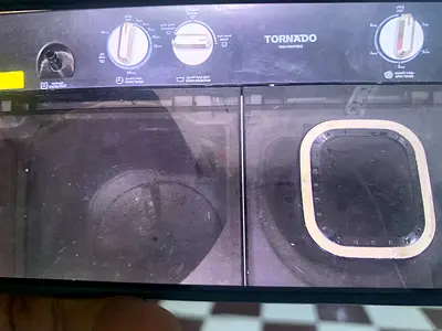 Tornado Twin Tub Washing Machine (Top Load) - Used, Working