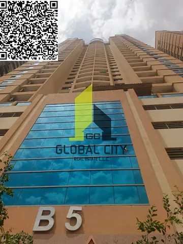 شقة بغرفة نوم واحدة + غرفة مكتب ! مع موقف سيارات ! للإيجار - 30,000 ! بحيرة بارادايس B5 ! مدينة الإمارات ! عجمان.