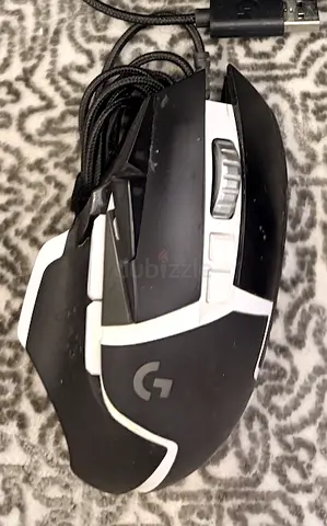 Logitech G502 Gaming Mouse (White/Black)
