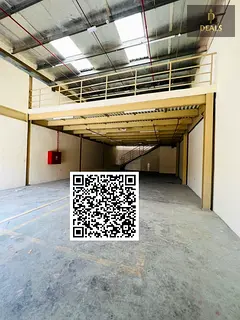 Brand New 3,000 SQFT Warehouse with Mezzanine | Al Jurf 1 | 20KW Power | High-Quality Finish