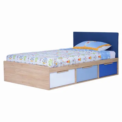 Single Bed with Storage Drawers - home centre