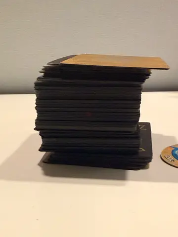 Pokimon not Lot of Sleeved Trading/Collectible Cards (Black Backed) - Approx. 100+ Cards