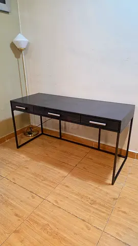 Eichholtz Manhattan Minimalist Charcoal Study Desk