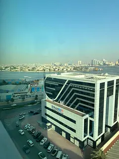 For annual rent in Ajman: a one-bedroom apartment with a living room, no balcony, two bathrooms, fur