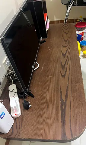 Used wooden table - dark brown, good condition