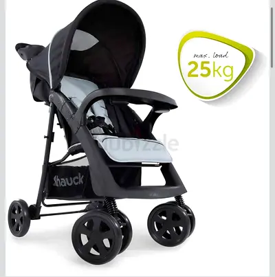 Hauck shopper Neo 2Lightweight 4-Wheel Baby Stroller (up to 25kg) with Raincover