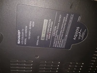 Sharp AQUOS LCD TV (model LC-65RX1M) - with remote control and mi ,power repair another not issue