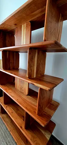 John Lewis Adina shelving unit, Walnut