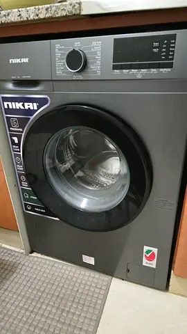 Nikai Front Load Washing Machine - 6kg, Dark Grey
