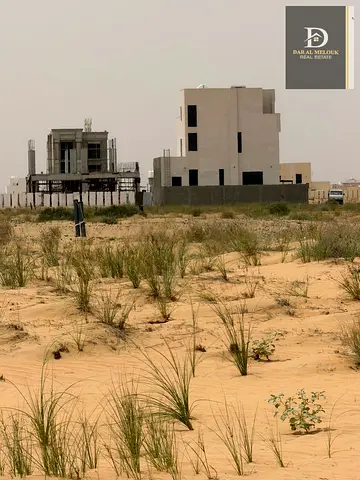 For Sale in Sharjah Rawdat Al Qurt Area Residential Plot, 3650 sq ft Corner plot on two streets Building permit for a residential villa
