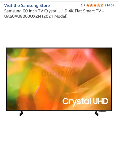Samsung 60 Crystal UHD TV (AU8000) - Small dent on screen