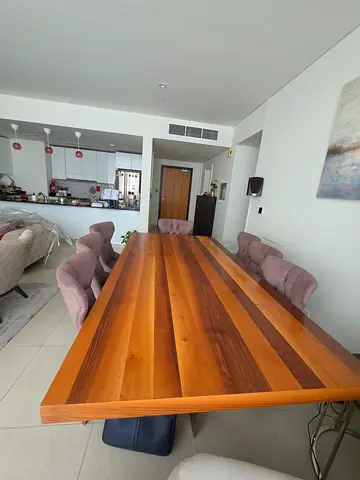 Dining table with 8  chairs