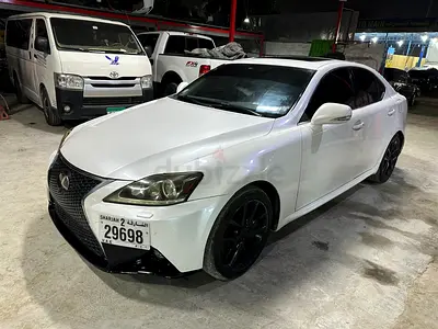 Pearl White Lexus IS 300 2011 Model GCC