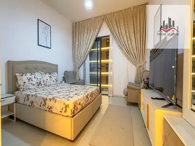 الشارقه استديو مساحه مريحه ومطبخ وحمام وبلكونه