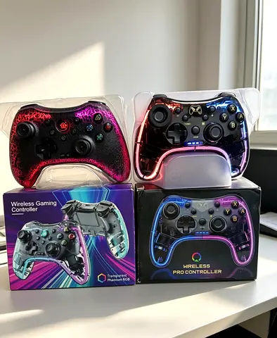 Wireless RGB Xbox-style Pro Controllers (New in Box)