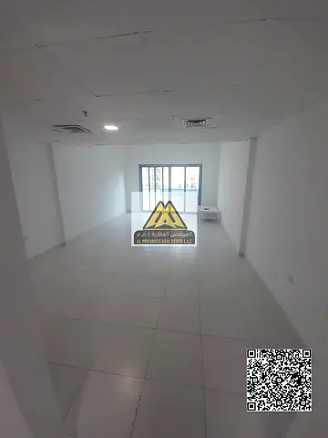 Studio for annual rent in Al Rashidiya 2 – Ajman (Falcon Towers), with balcony and prime location.