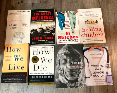 Medical  Health Books Collection — Clinical, History  Patient Care (8 Books)