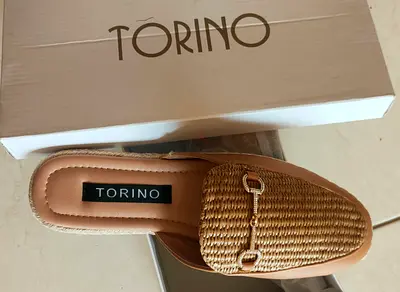 Torino woven slip-on mule loafers - size not specified, like new