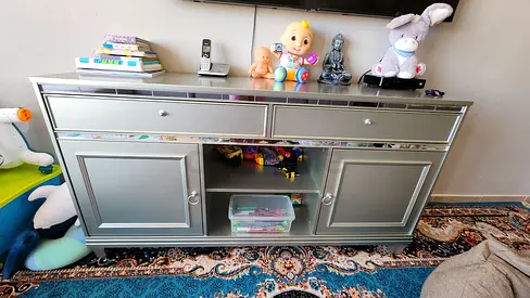 Chest drawer Silver