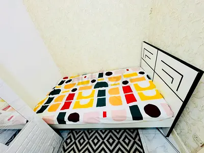 With Balcony Furnished Partition Room For Couple Near NMC LLH Hospital