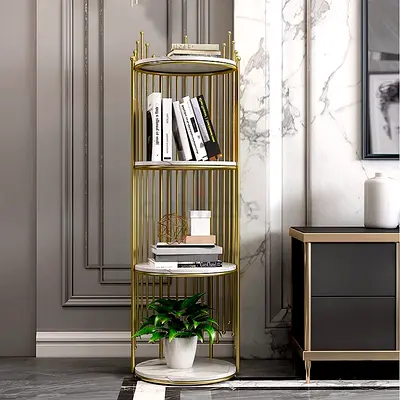 Living room storage shelf, corner sofa, next to TV, bedroom storage, multi-layer corner flower stand
