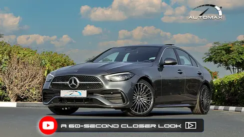 2026 Mercedes-Benz C200 AMG Premium EQ Boost RWD GCC 0Km With 2 Years Unlimited Mileage Warranty