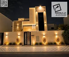 Modern villa located on a main street, no registration fees.
