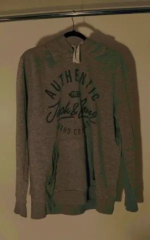 Grey Authentic JackJones Hoodie SIZE:L