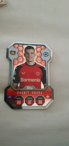 Granit Xhaka Panini Football Trading Card - Bayern/Armenia Design (Single Card)
