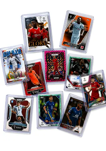 Mixed Football Trading Cards Collection — Players, Rookies  Autos Limited Inserts (10 cards)