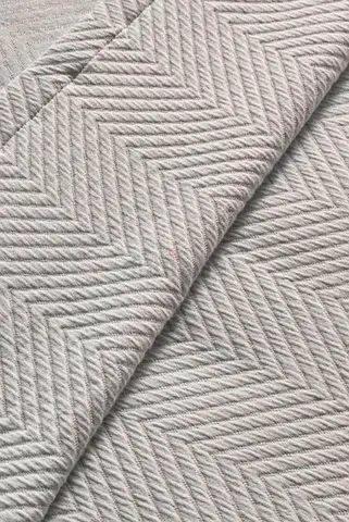 Cydona herringbone cotton woven king bedspread