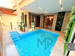 Villa for sale in Al-Umrah area, 6 bedrooms with a swimming pool and roof, including electricity, wa
