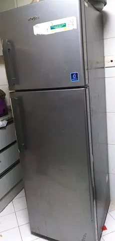 Whirlpool 2-Door Stainless Steel Refrigerator - Good Working Condition