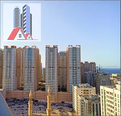 Sale 2BHK Apartment Room and Living Room Partial Sea View Ajman One Tower AJMAN,UAE.